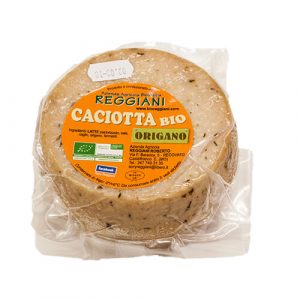 Organic Caciotta seasoned with oregano - Online Sale