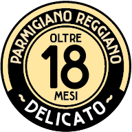 Delicato - Stagionatura Parmigiano Reggiano oltre i 18 mesi